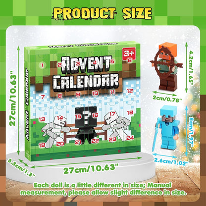 英美直送 Building Kit Action Figures Toys 聖誕倒數日曆 兒童款 聖誕快樂特輯 聖誕倒數日曆A 不參與$900免運 滿$900可加$25免運 Christmas Advent Calendars 2025