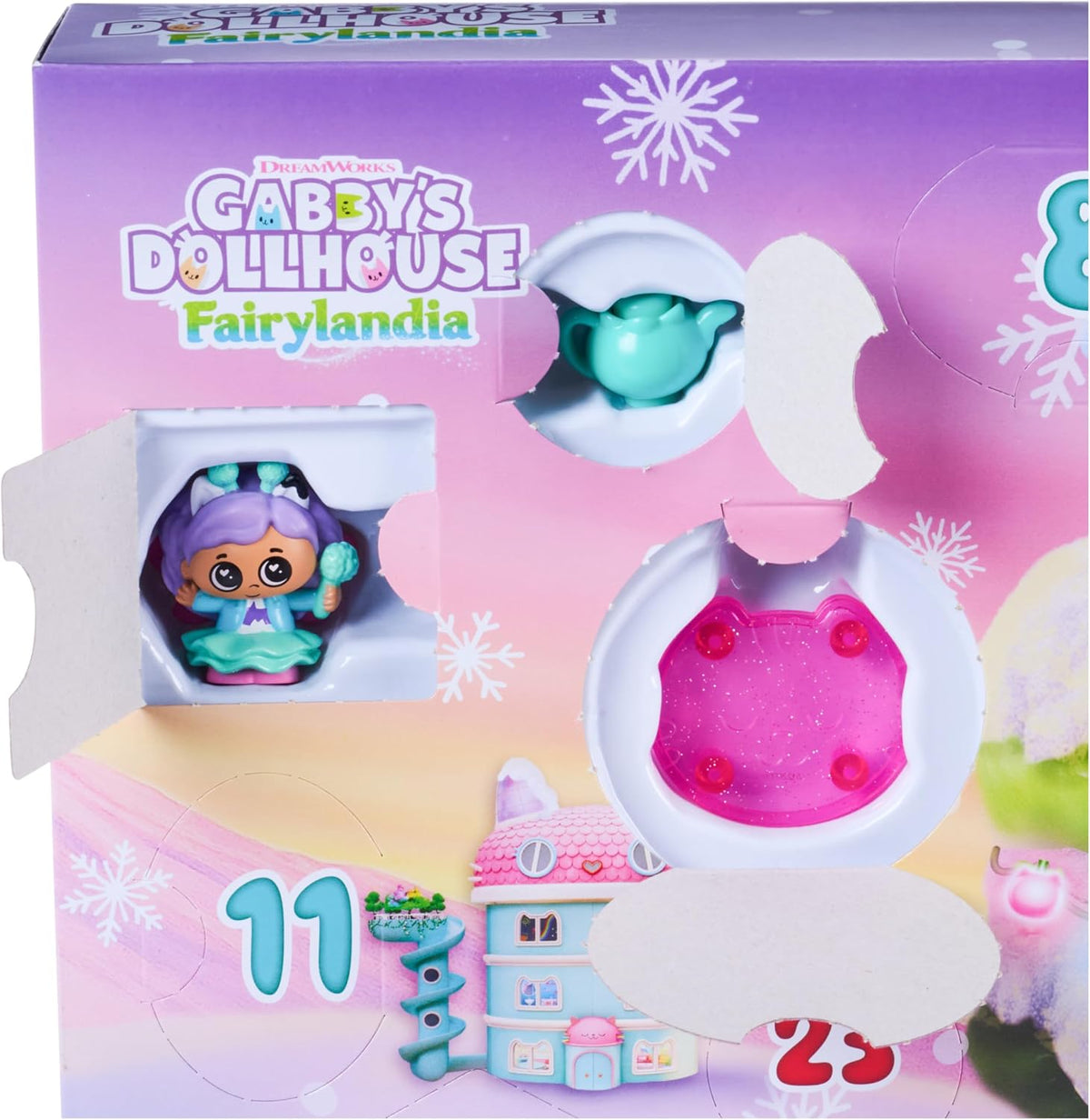 日英美直送 Gabby's Dollhouse Fairylandia Advent Calendar 聖誕倒數日曆 兒童款 聖誕快樂特輯 不參與$900免運 滿$900可加$25免運到順豐站/智能櫃 Christmas Advent Calendars 2026
