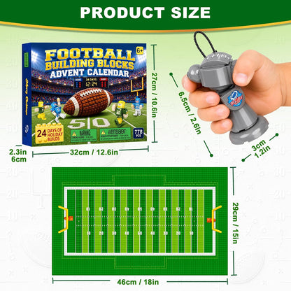 日英美直送 Football  Building Blocks Advent Calendar 聖誕倒數日曆 大人款/兒童款 聖誕快樂特輯 不參與$900免運 滿$900可加$25免運到順豐站/智能櫃 Christmas Advent Calendars 2026