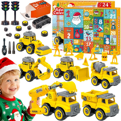 日英美直送 Take Apart Construction Car Toy Advent Calendar 聖誕倒數日曆 兒童款 聖誕快樂特輯 不參與$900免運 滿$900可加$25免運到順豐站/智能櫃 Christmas Advent Calendars 2026