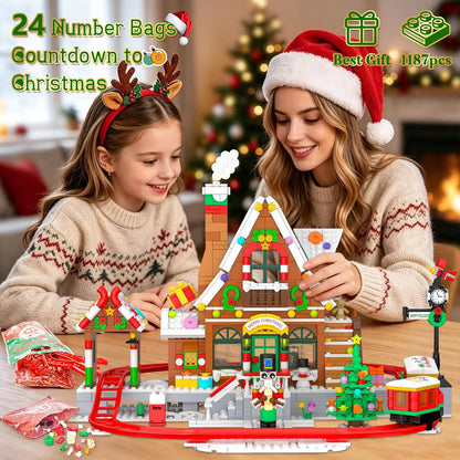 日英美直送 LED Christmas Train House Building Blocks Advent Calendar 聖誕倒數日曆 大人款/兒童款 聖誕快樂特輯 不參與$900免運 滿$900可加$25免運到順豐站/智能櫃 Christmas Advent Calendars 2026