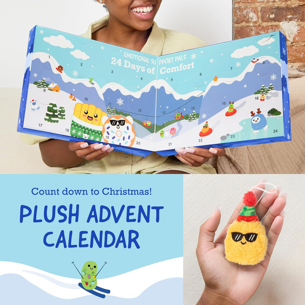 日英美直送 Emotional Support Pals Advent Calendar 聖誕倒數日曆 大人款/兒童款 聖誕快樂特輯 不參與$900免運 滿$900可加$25免運到順豐站/智能櫃 Christmas Advent Calendars 2026