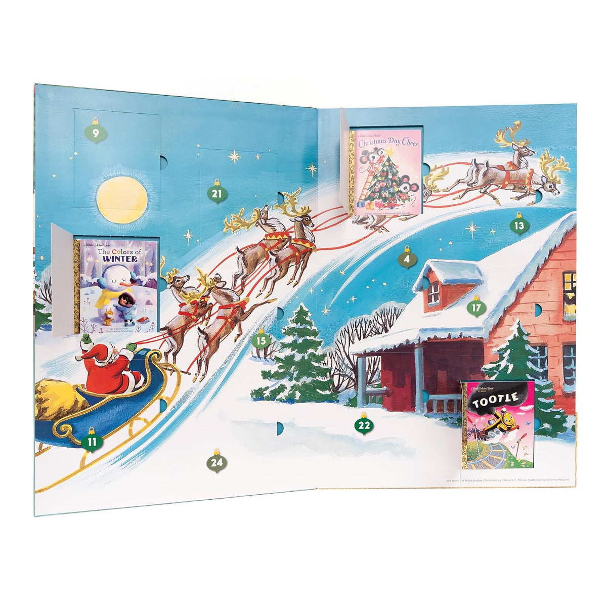 日英美直送 Little Golden Books Advent Calendar 聖誕倒數日曆 兒童款 聖誕快樂特輯 不參與$900免運 滿$900可加$25免運到順豐站/智能櫃 Christmas Advent Calendars 2026