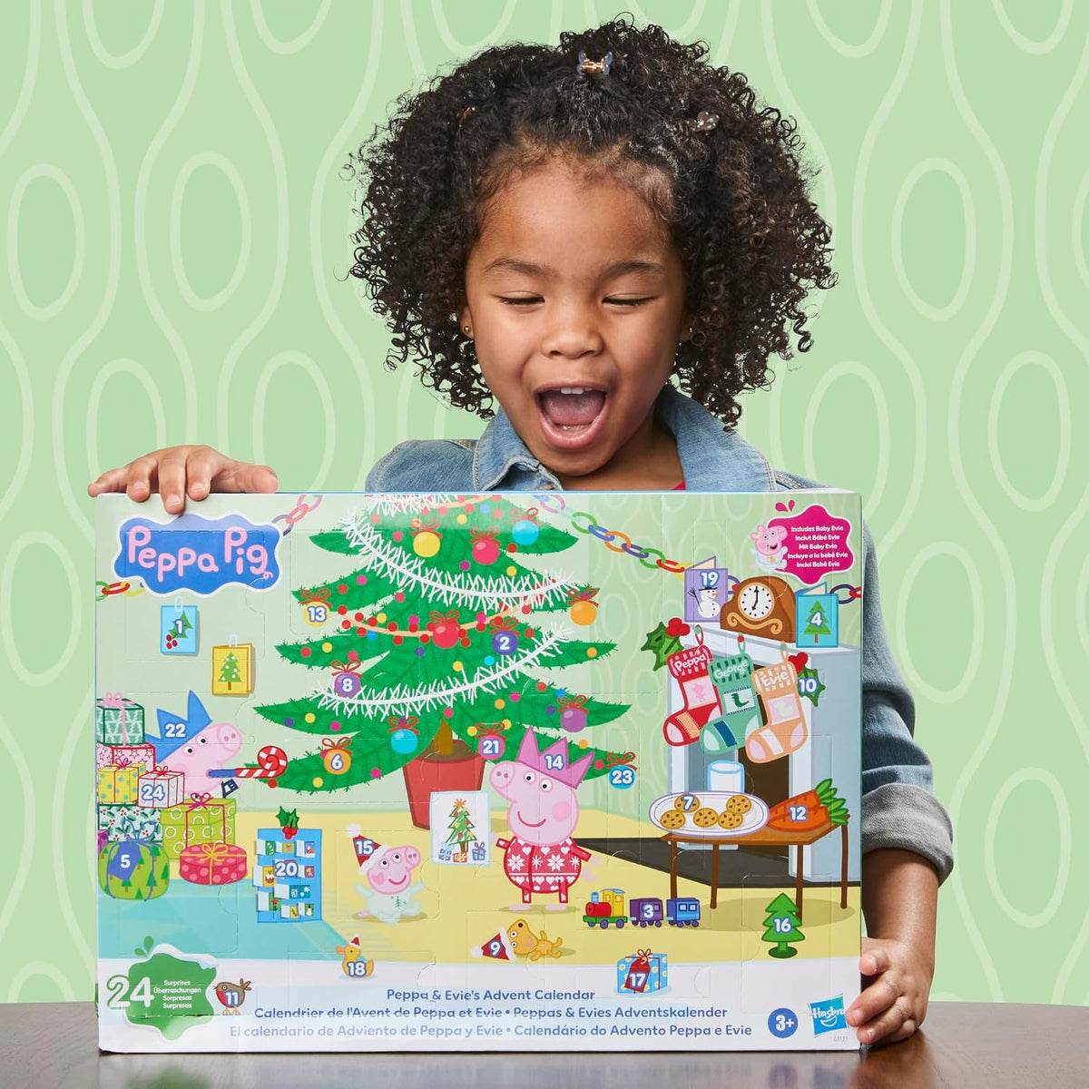 日英美直送 Peppa Pig Peppa & Evie's Advent Calendar 聖誕倒數日曆 兒童款 聖誕快樂特輯 不參與$900免運 滿$900可加$25免運到順豐站/智能櫃 Christmas Advent Calendars 2026