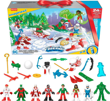 英美直送 Fisher-Price Imaginext DC Super Friends 聖誕倒數日曆 兒童款 聖誕快樂特輯 聖誕倒數日曆A 不參與$900免運 滿$900可加$25免運 Christmas Advent Calendars 2025