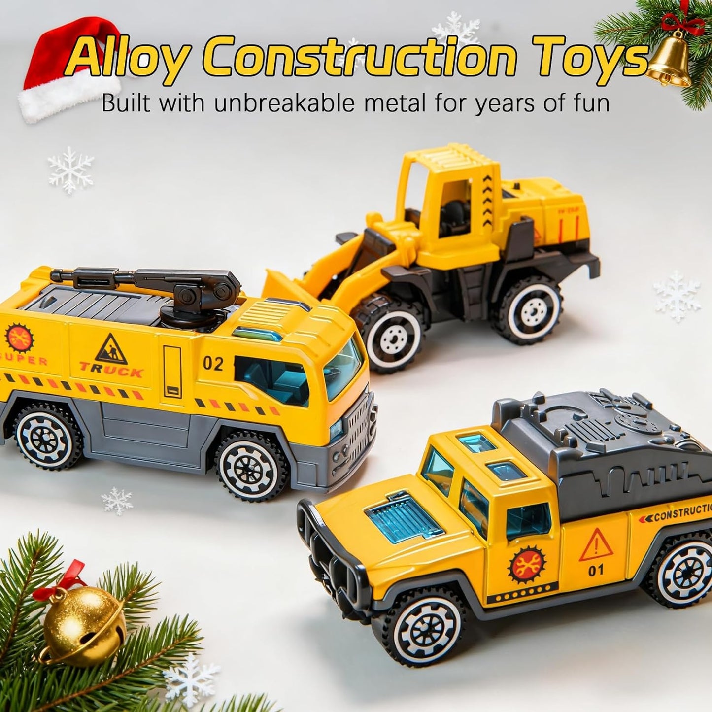 英美直送 Alloys Truck Construction 聖誕倒數日曆 兒童款 聖誕快樂特輯 聖誕倒數日曆A 不參與$900免運 滿$900可加$25免運 Christmas Advent Calendars 2025