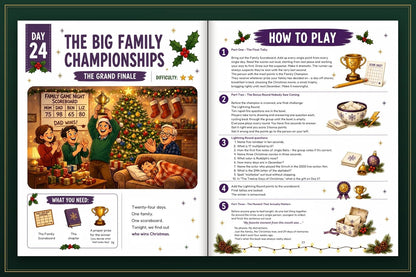 日英美直送 Family Games Competitions Book Advent Calendar 聖誕倒數日曆 大人款/兒童款 聖誕快樂特輯 不參與$900免運 滿$900可加$25免運到順豐站/智能櫃 Christmas Advent Calendars 2026