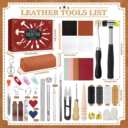 日英美直送 MOVINPE Leather Crafting Kit Advent Calendar 聖誕倒數日曆 大人款/兒童款 聖誕快樂特輯 不參與$900免運 滿$900可加$25免運到順豐站/智能櫃 Christmas Advent Calendars 2026