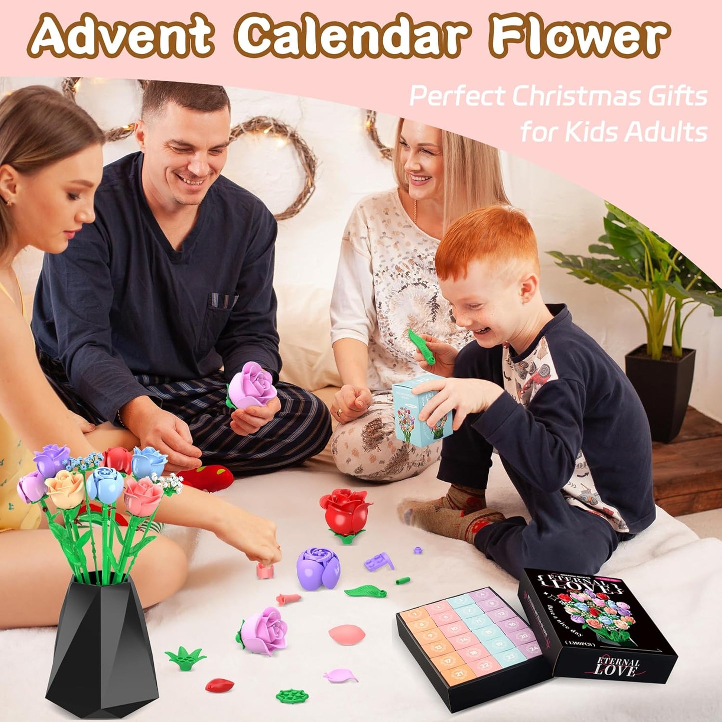 英美直送 Flower Bouquet 聖誕倒數日曆 大人款/兒童款 聖誕快樂特輯 聖誕倒數日曆A 不參與$900免運 滿$900可加$25免運 Christmas Advent Calendars 2025