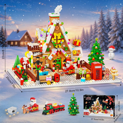 日英美直送 LED Gingerbread House Mini Building Set Advent Calendar 聖誕倒數日曆 大人款/兒童款 聖誕快樂特輯 不參與$900免運 滿$900可加$25免運到順豐站/智能櫃 Christmas Advent Calendars 2026
