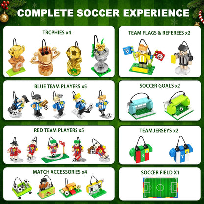 日英美直送 Soccer Building Blocks Advent Calendar 聖誕倒數日曆 大人款/兒童款 聖誕快樂特輯 不參與$900免運 滿$900可加$25免運到順豐站/智能櫃 Christmas Advent Calendars 2026