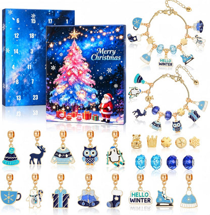日英美直送 DIY Charm Bracelet Making Kit Advent Calendar 聖誕倒數日曆 兒童款 聖誕快樂特輯 不參與$900免運 滿$900可加$25免運到順豐站/智能櫃 Christmas Advent Calendars 2026