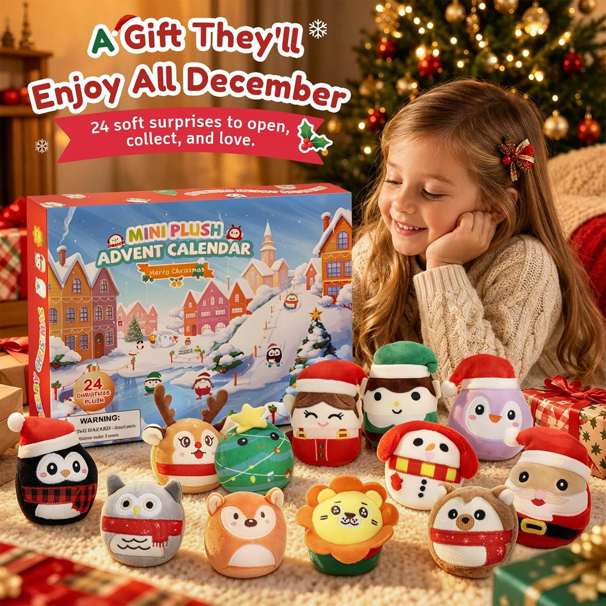 日英美直送 Cute Plush Toys Advent Calendar 聖誕倒數日曆 大人款/兒童款 聖誕快樂特輯 不參與$900免運 滿$900可加$25免運到順豐站/智能櫃 Christmas Advent Calendars 2026