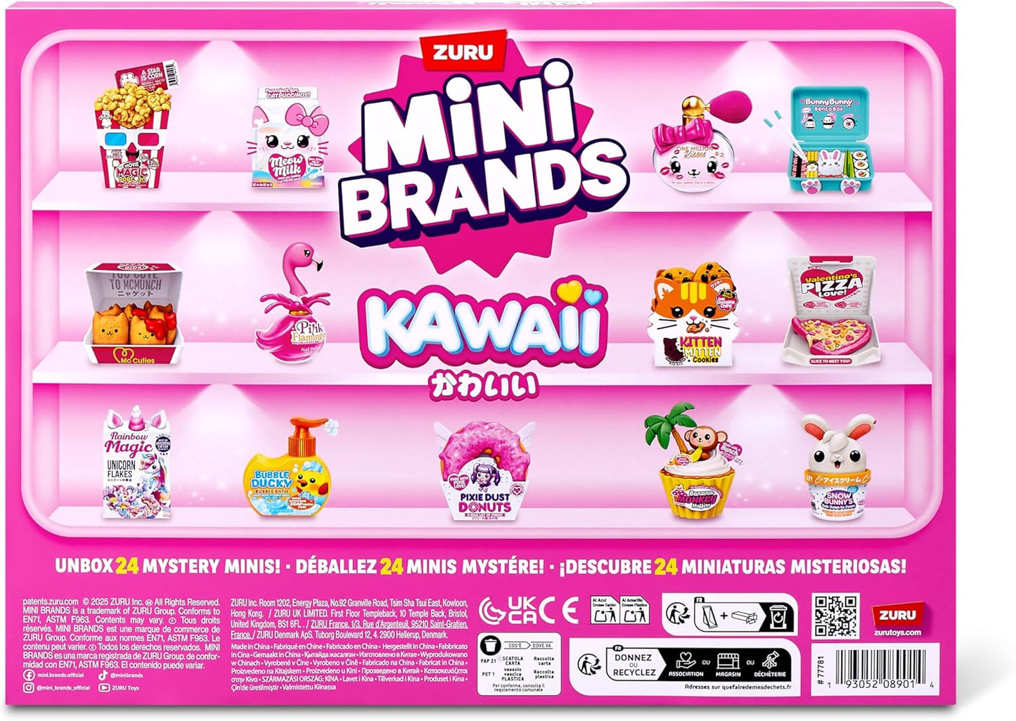 英美直送 Mini Brands Kawaii  聖誕倒數日曆 兒童款 聖誕快樂特輯 聖誕倒數日曆A 不參與$900免運 滿$900可加$25免運 Christmas Advent Calendars 2025