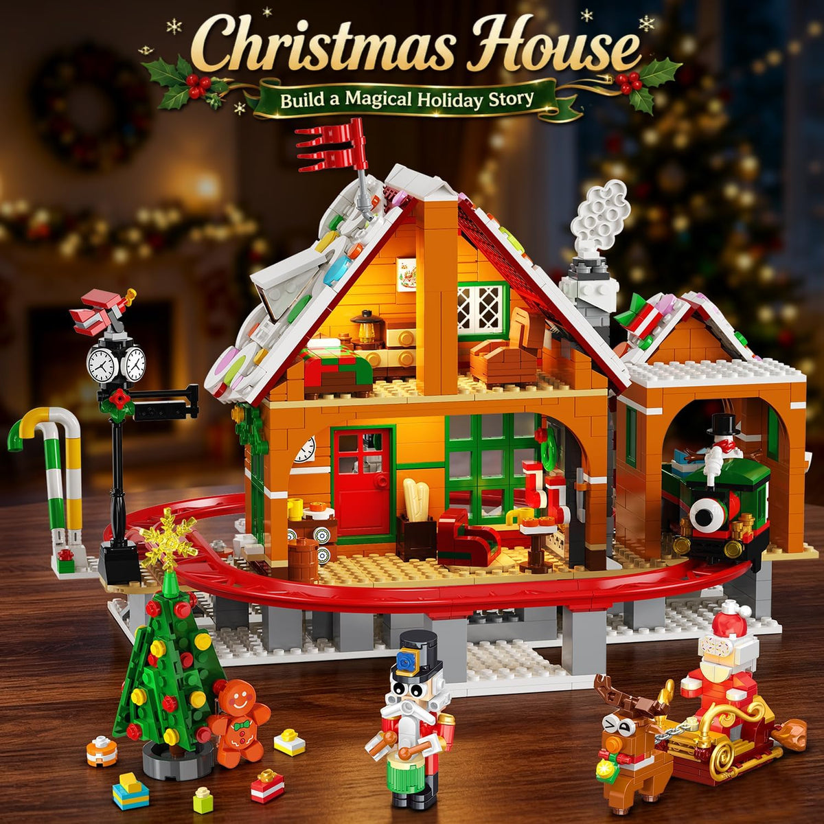 日英美直送 LED Gingerbread House Roller Coaster Building Set Advent Calendar 聖誕倒數日曆 大人款/兒童款 聖誕快樂特輯 不參與$900免運 滿$900可加$25免運到順豐站/智能櫃 Christmas Advent Calendars 2026
