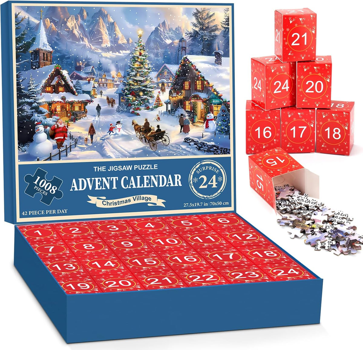 日英美直送 Jigsaw Puzzle Advent Calendar 聖誕倒數日曆 大人款/兒童款 聖誕快樂特輯 不參與$900免運 滿$900可加$25免運到順豐站/智能櫃 Christmas Advent Calendars 2026