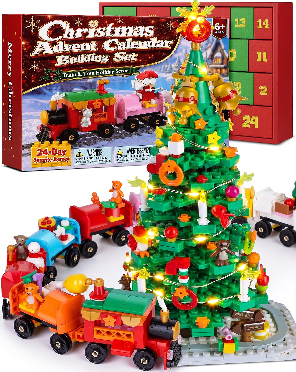日英美直送 LED Christmas Tree and Train Advent Calendar 聖誕倒數日曆 大人款/兒童款 聖誕快樂特輯 不參與$900免運 滿$900可加$25免運到順豐站/智能櫃 Christmas Advent Calendars 2026