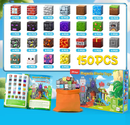 日英美直送 Magentic Blocks Advent Calendar 聖誕倒數日曆 兒童款 聖誕快樂特輯 不參與$900免運 滿$900可加$25免運到順豐站/智能櫃 Christmas Advent Calendars 2026