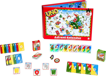 日英美直送 UNO Mattel Games  Advent Calendar 聖誕倒數日曆 大人款/兒童款 聖誕快樂特輯 不參與$900免運 滿$900可加$25免運到順豐站/智能櫃 Christmas Advent Calendars 2026
