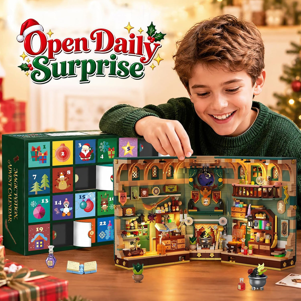 日英美直送 LED Magic Book Nook Building Set Advent Calendar 聖誕倒數日曆 大人款/兒童款 聖誕快樂特輯 不參與$900免運 滿$900可加$25免運到順豐站/智能櫃 Christmas Advent Calendars 2026