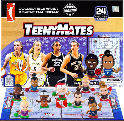 日英美直送 TeenyMates WNBA Basketball Advent Calendar 聖誕倒數日曆 大人款/兒童款 聖誕快樂特輯 不參與$900免運 滿$900可加$25免運到順豐站/智能櫃 Christmas Advent Calendars 2026