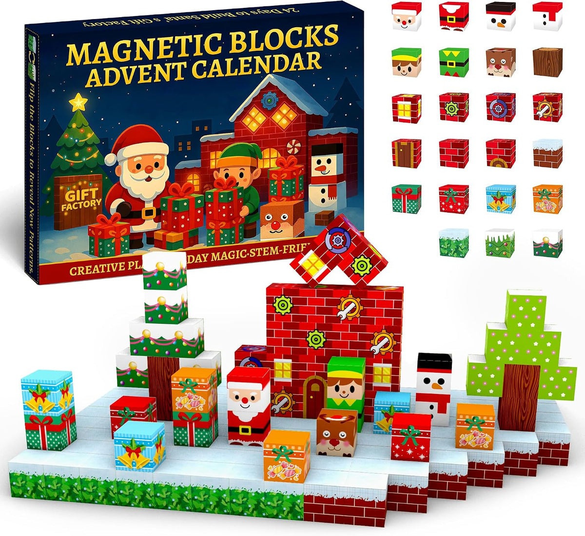 日英美直送 Magnetic Blocks Set Advent Calendar 聖誕倒數日曆 大人款/兒童款 聖誕快樂特輯 不參與$900免運 滿$900可加$25免運到順豐站/智能櫃 Christmas Advent Calendars 2026
