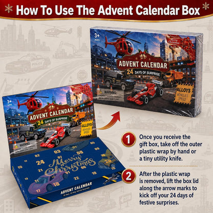 日英美直送 Alloy Cars Advent Calendar 聖誕倒數日曆 兒童款 聖誕快樂特輯 不參與$900免運 滿$900可加$25免運到順豐站/智能櫃 Christmas Advent Calendars 2026