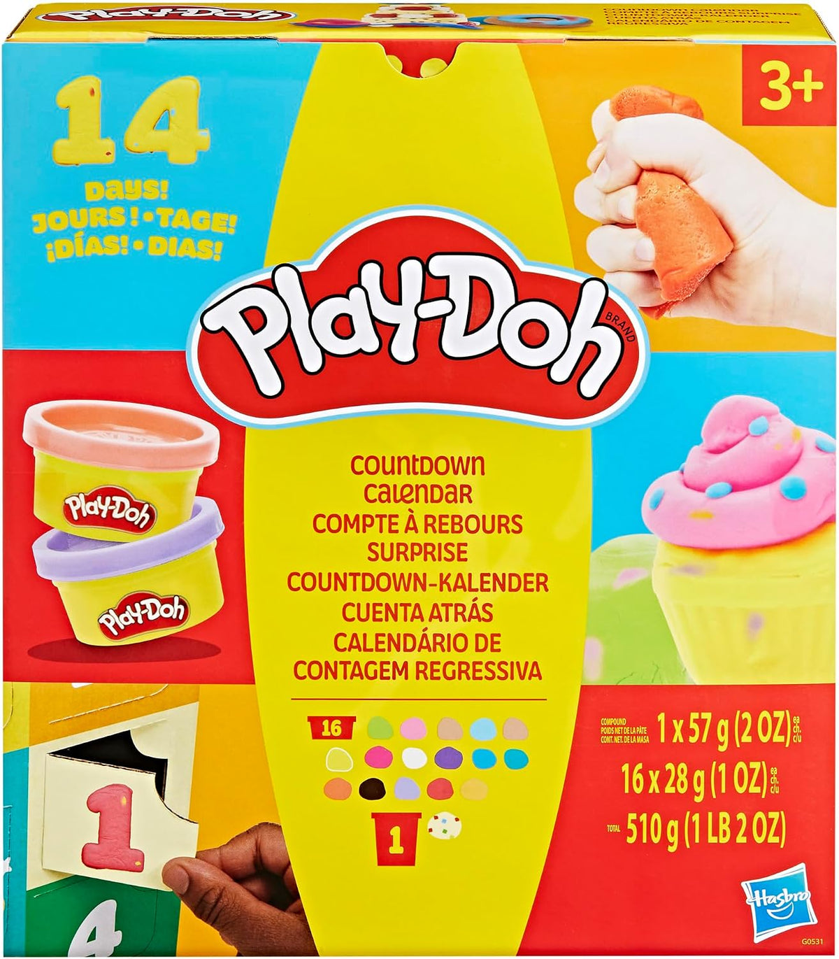 日英美直送 Play-Doh 14 Day Advent Calendar 聖誕倒數日曆 兒童款 聖誕快樂特輯 不參與$900免運 滿$900可加$25免運到順豐站/智能櫃 Christmas Advent Calendars 2026