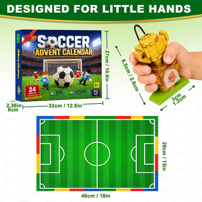 日英美直送 Soccer Building Blocks Advent Calendar 聖誕倒數日曆 大人款/兒童款 聖誕快樂特輯 不參與$900免運 滿$900可加$25免運到順豐站/智能櫃 Christmas Advent Calendars 2026