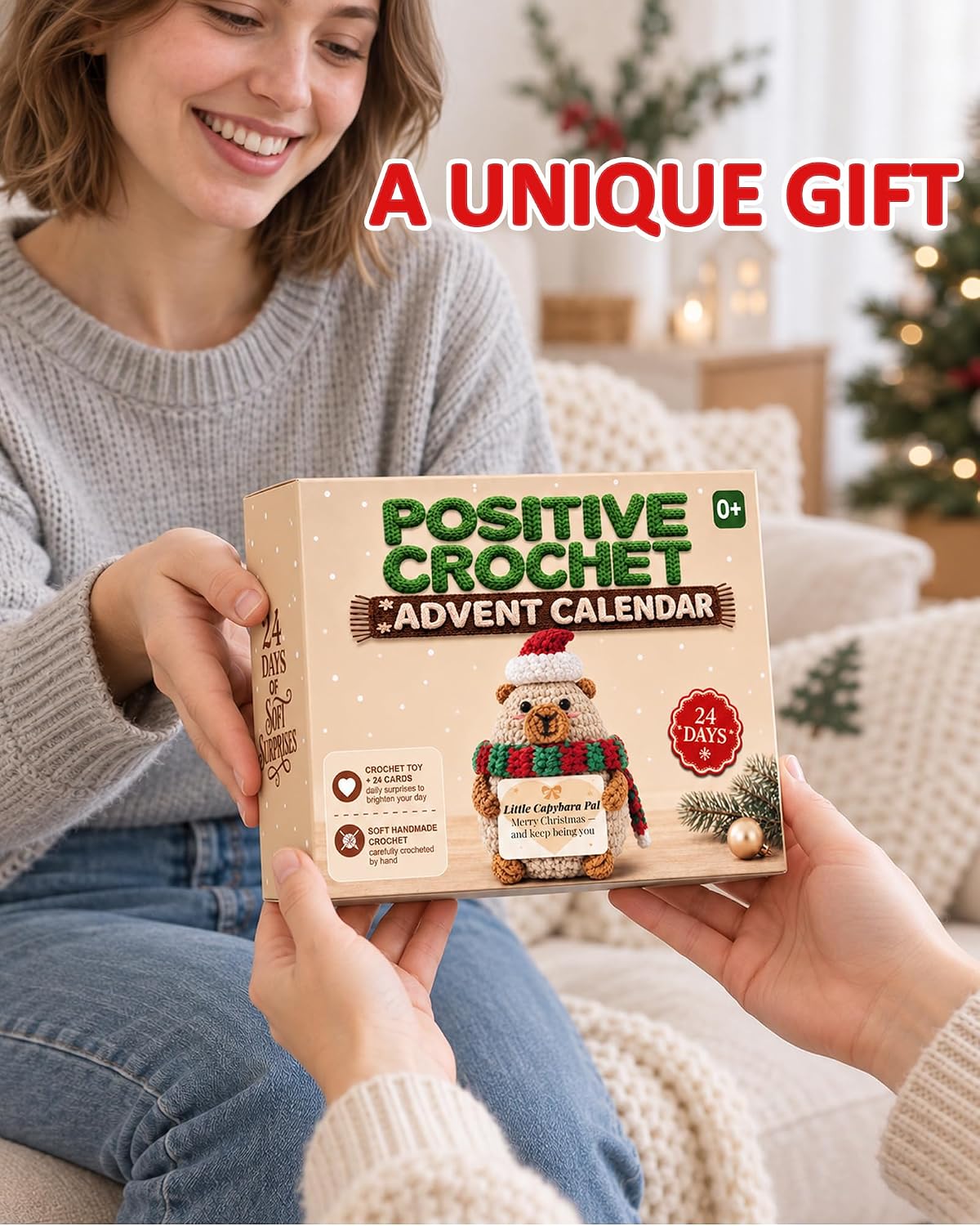 日英美直送 Crochet with 24 Affirmation Cards Advent Calendar 聖誕倒數日曆 大人款/兒童款 聖誕快樂特輯 不參與$900免運 滿$900可加$25免運到順豐站/智能櫃 Christmas Advent Calendars 2026