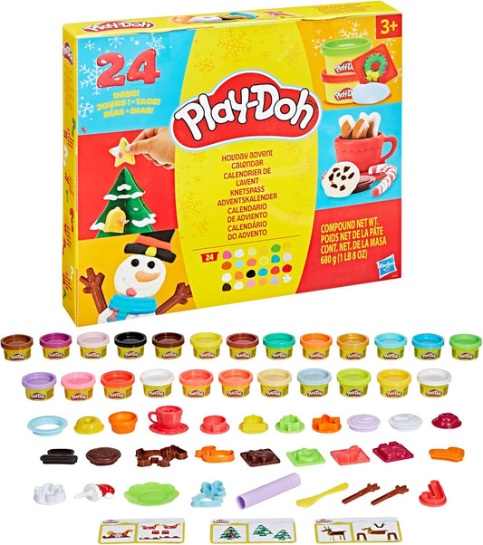 英美直送 PLAYDOH Play-Doh Holiday聖誕倒數日曆 兒童款 聖誕快樂特輯 聖誕倒數日曆 滿$900可加$25免運 Christmas Advent Calendars 2025