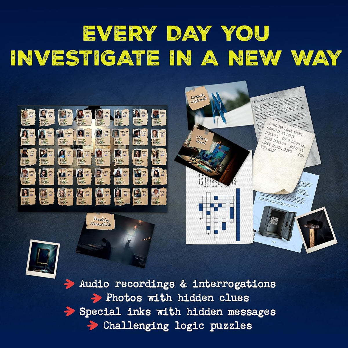 日英美直送 Mystery Stolen Mona Lisa Heist Case Advent Calendar 聖誕倒數日曆 大人款/兒童款 聖誕快樂特輯 不參與$900免運 滿$900可加$25免運到順豐站/智能櫃 Christmas Advent Calendars 2026