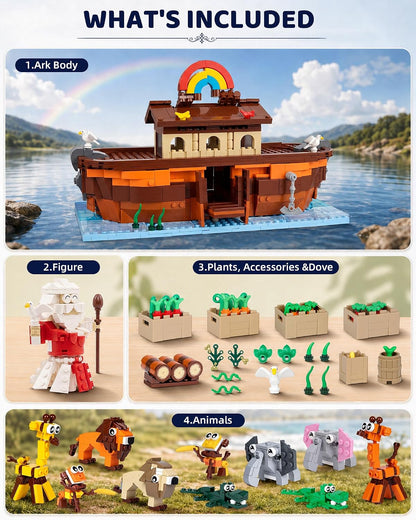 日英美直送 Noah's Ark Building Blocks Set Advent Calendar 聖誕倒數日曆 兒童款 聖誕快樂特輯 不參與$900免運 滿$900可加$25免運到順豐站/智能櫃 Christmas Advent Calendars 2026