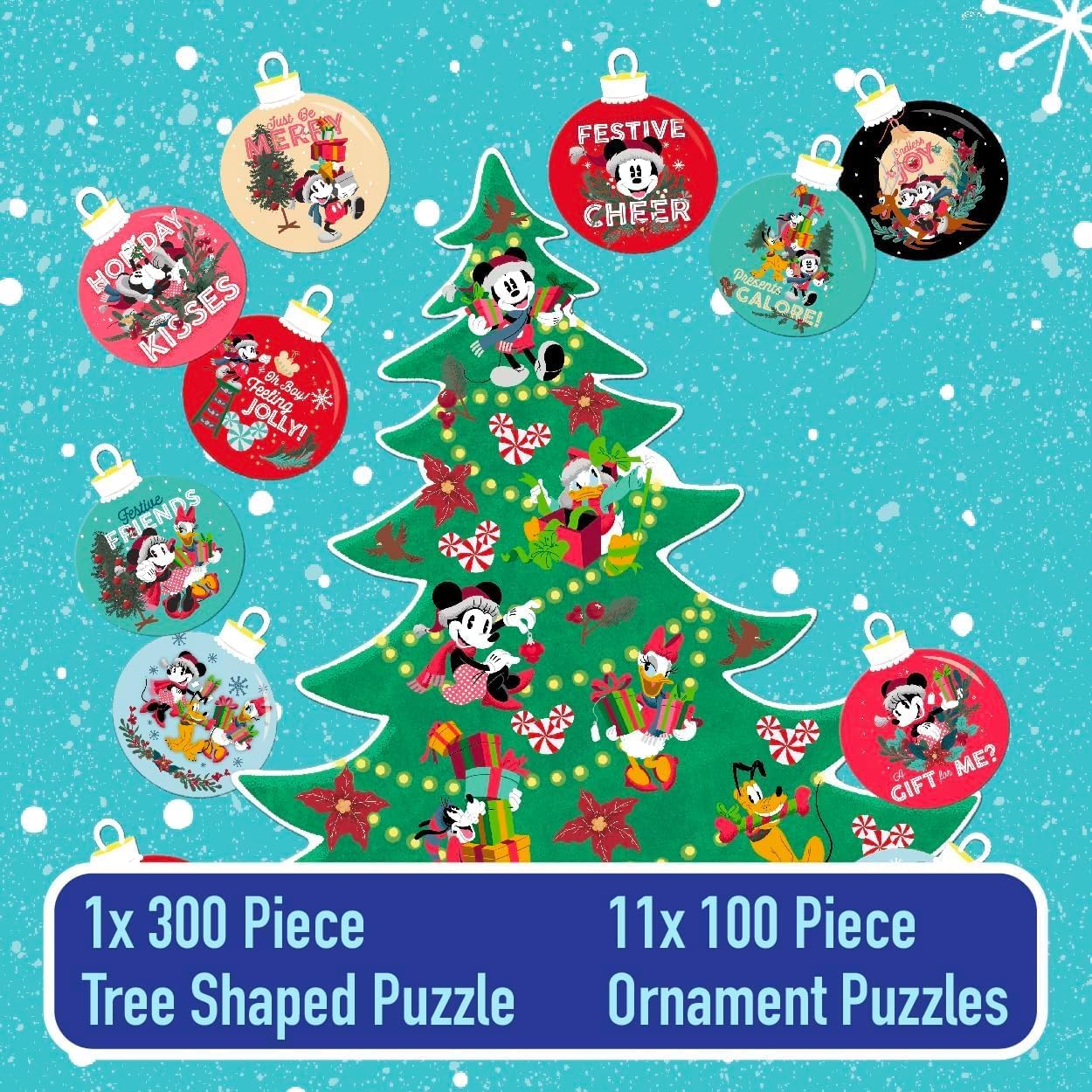 英美直送 Ceaco - Disney Puzzles - 12 Days 聖誕倒數日曆 兒童款 聖誕快樂特輯 聖誕倒數日曆A 不參與$900免運 滿$900可加$25免運 Christmas Advent Calendars 2025