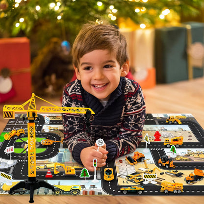 英美直送 Alloy Construction Vehicle Toys Set 聖誕倒數日曆 兒童款 聖誕快樂特輯 聖誕倒數日曆A 不參與$900免運 滿$900可加$25免運 Christmas Advent Calendars 2025