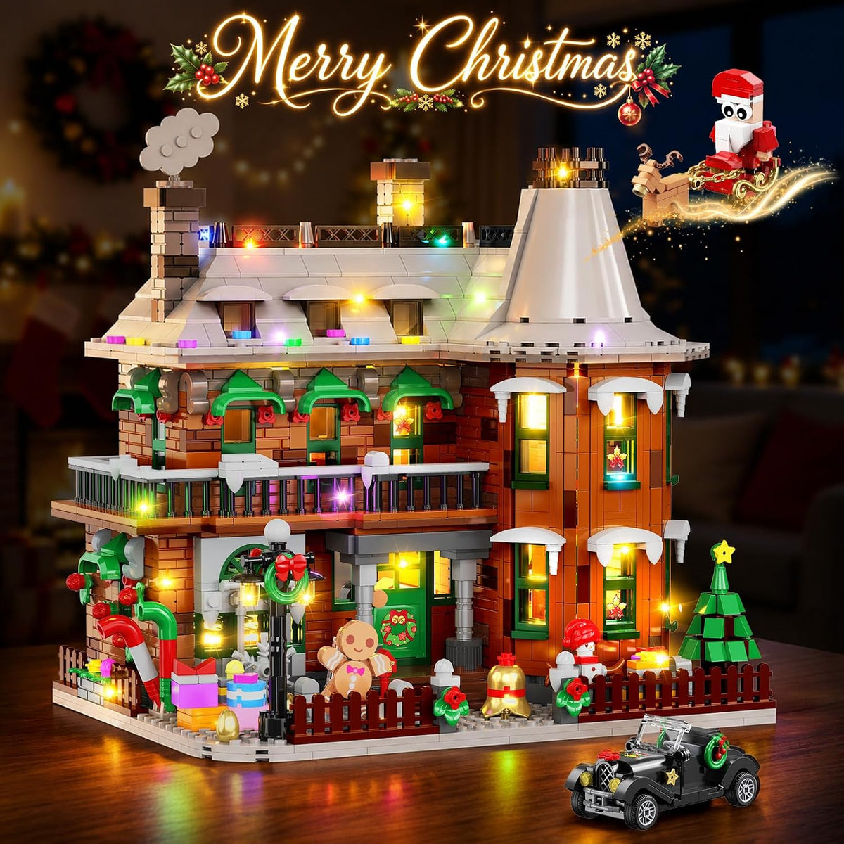 日英美直送 LED Gingerbread House Building Sets Advent Calendar 聖誕倒數日曆 大人款/兒童款 聖誕快樂特輯 不參與$900免運 滿$900可加$25免運到順豐站/智能櫃 Christmas Advent Calendars 2026