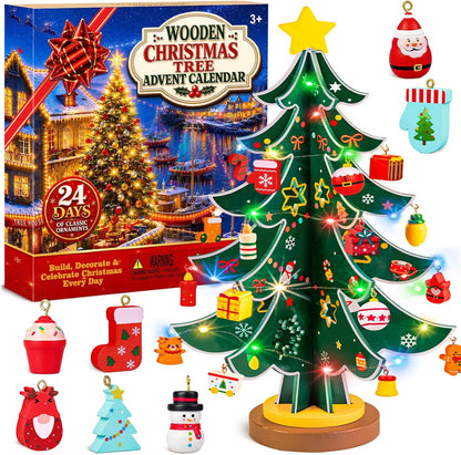 日英美直送 Christmas Tree with Colorful LED Lights Advent Calendar 聖誕倒數日曆 大人款/兒童款 聖誕快樂特輯 不參與$900免運 滿$900可加$25免運到順豐站/智能櫃 Christmas Advent Calendars 2026