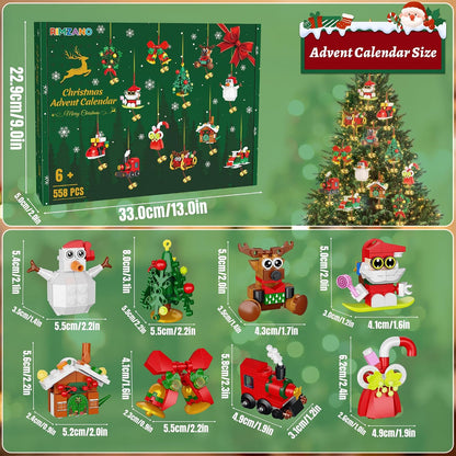 日英美直送 Christmas Ornaments Building Set Advent Calendar 聖誕倒數日曆 大人款/兒童款 聖誕快樂特輯 不參與$900免運 滿$900可加$25免運到順豐站/智能櫃 Christmas Advent Calendars 2026