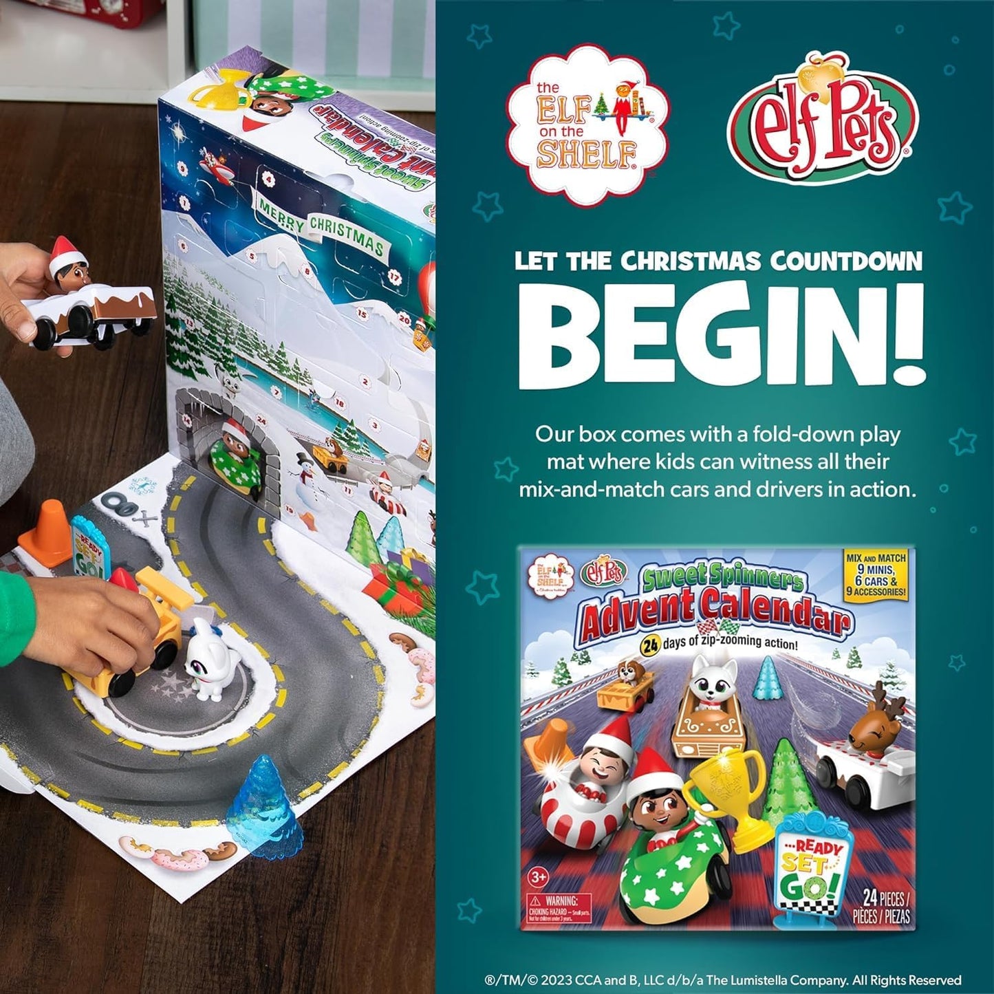 英美直送 The Elf on the Shelf Sweet Spinners 聖誕倒數日曆 兒童款 聖誕快樂特輯 聖誕倒數日曆A 不參與$900免運 滿$900可加$25免運 Christmas Advent Calendars 2025