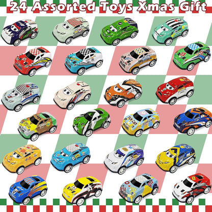 日英美直送 Pull Back Cars Advent Calendar 聖誕倒數日曆 兒童款 聖誕快樂特輯 不參與$900免運 滿$900可加$25免運到順豐站/智能櫃 Christmas Advent Calendars 2026