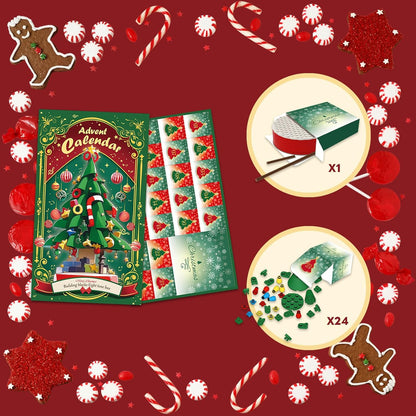 英美直送 Music Christmas Tree Building Blocks Set 聖誕倒數日曆 大人款/兒童款 聖誕快樂特輯 聖誕倒數日曆A 不參與$900免運 滿$900可加$25免運 Christmas Advent Calendars 2025