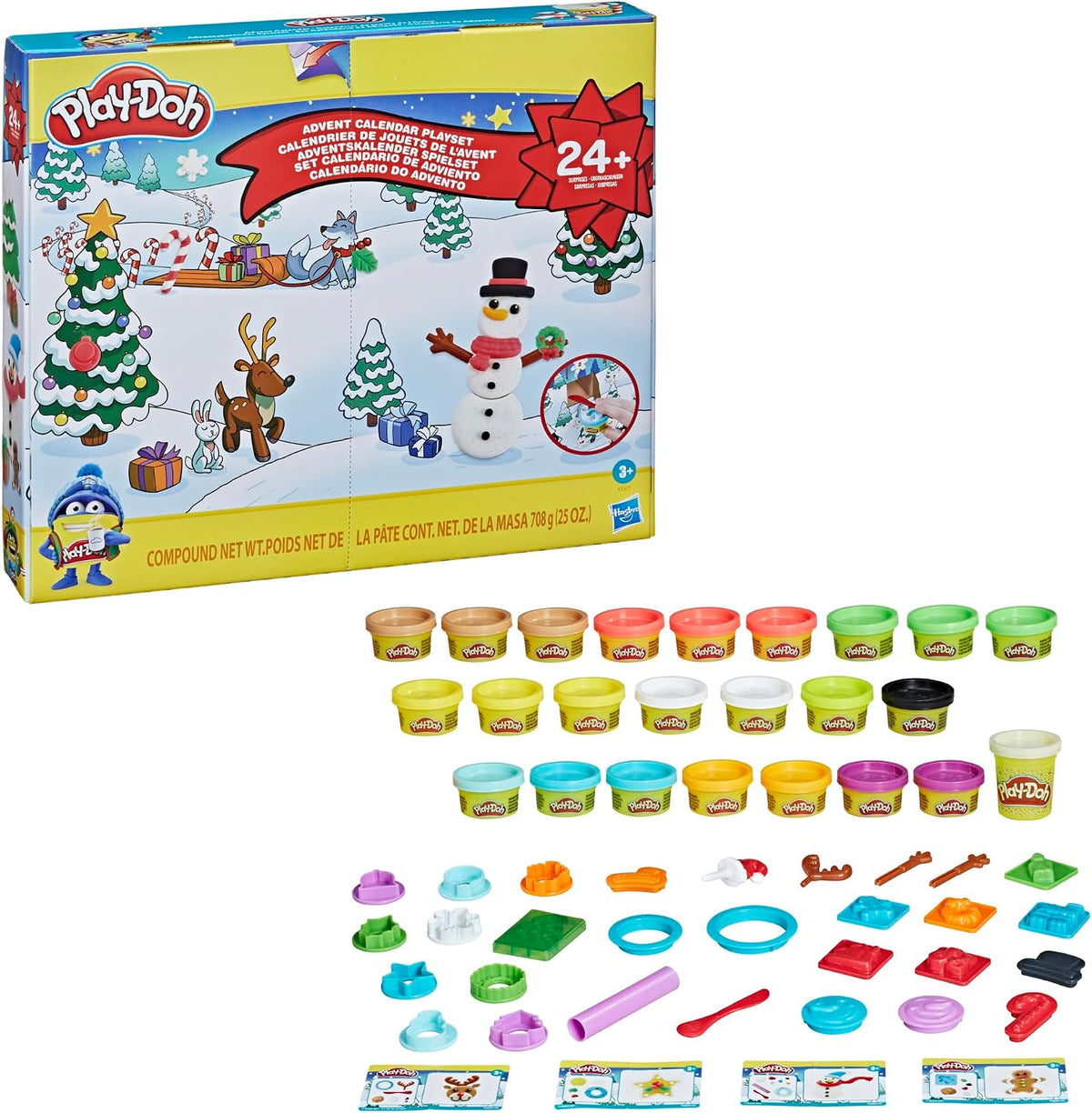 日英美直送 Play-Doh Advent Calendar 聖誕倒數日曆 兒童款 聖誕快樂特輯 不參與$900免運 滿$900可加$25免運到順豐站/智能櫃 Christmas Advent Calendars 2026