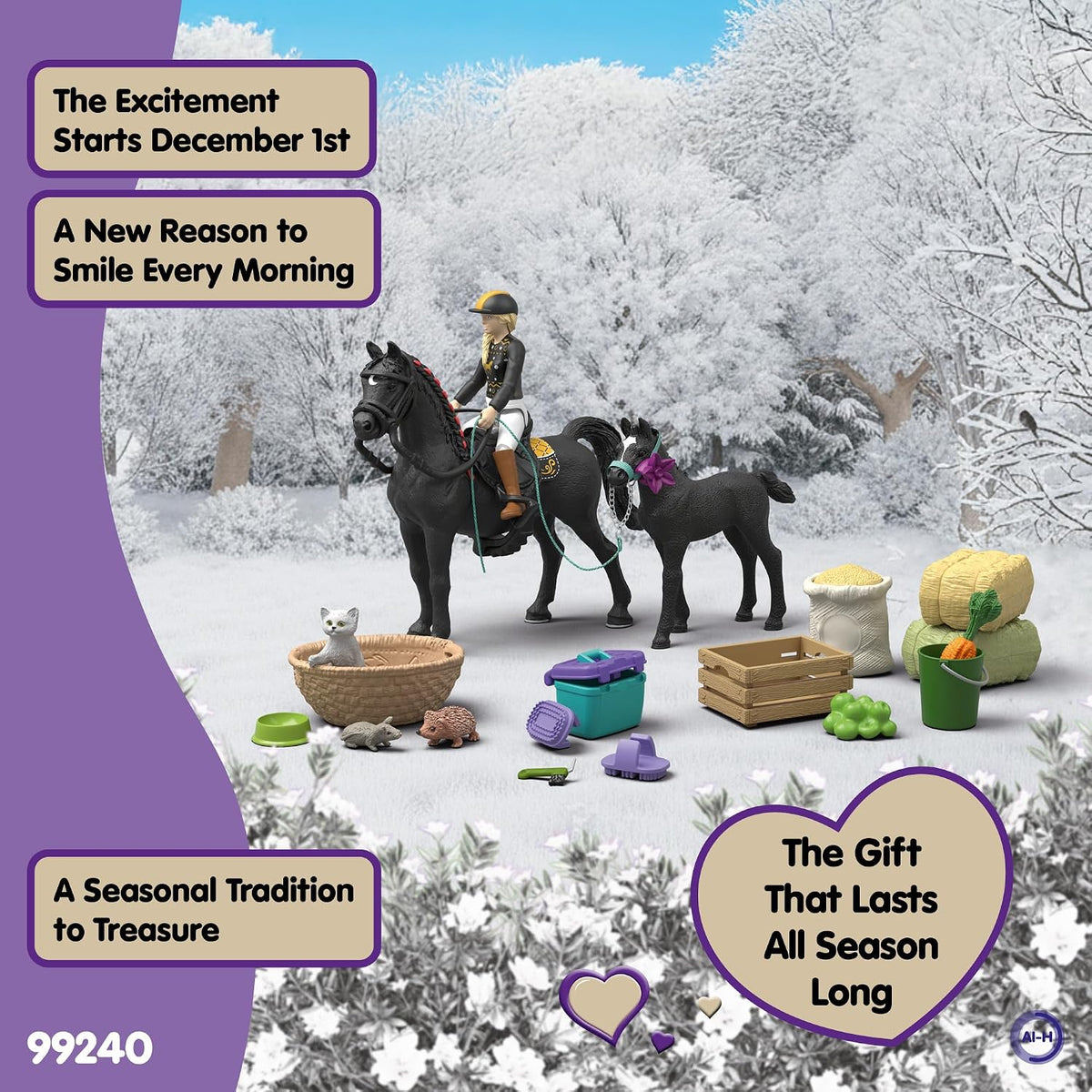 日英美直送 Schleich Horse Club Advent Calendar 聖誕倒數日曆 兒童款 聖誕快樂特輯 不參與$900免運 滿$900可加$25免運到順豐站/智能櫃 Christmas Advent Calendars 2026