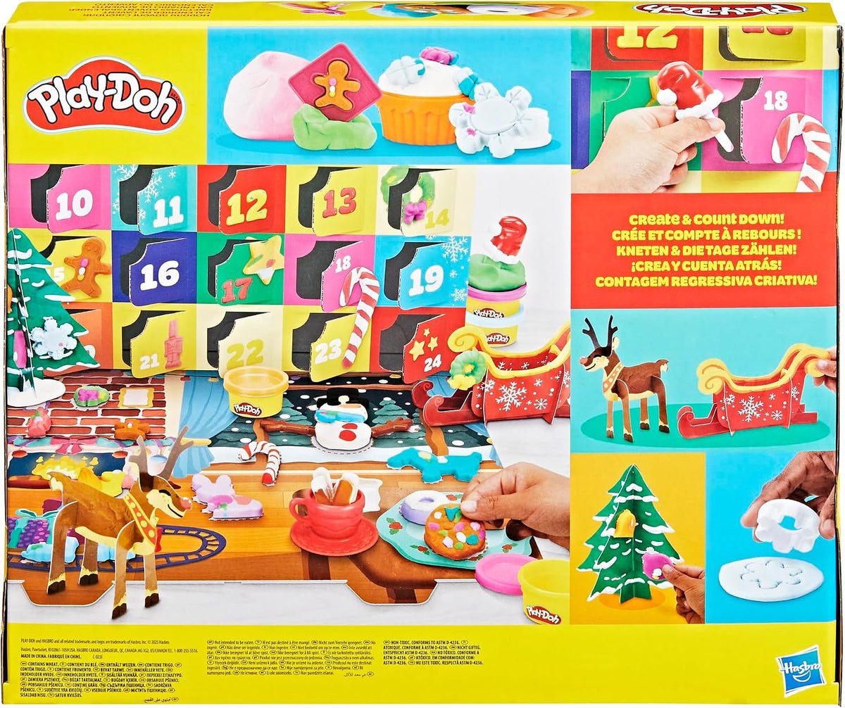 日英美直送 Play-Doh Holiday Advent Calendar 聖誕倒數日曆 兒童款 聖誕快樂特輯 不參與$900免運 滿$900可加$25免運到順豐站/智能櫃 Christmas Advent Calendars 2026