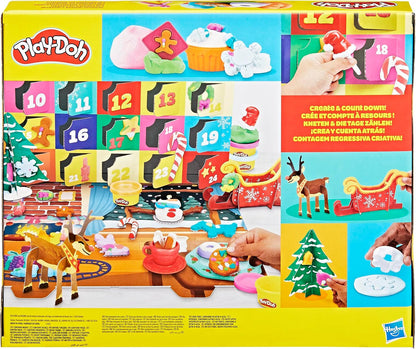 日英美直送 Play-Doh Holiday Advent Calendar 聖誕倒數日曆 兒童款 聖誕快樂特輯 不參與$900免運 滿$900可加$25免運到順豐站/智能櫃 Christmas Advent Calendars 2026