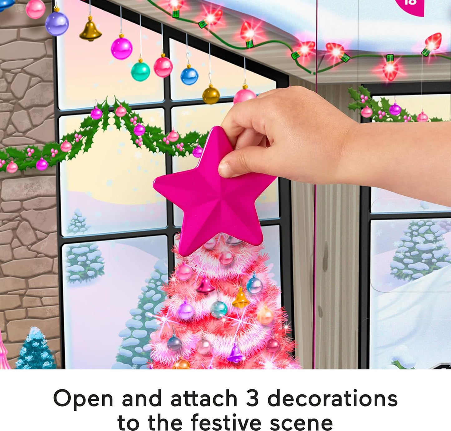 英美直送 Fisher-Price Little People Barbie Toddler Toy 聖誕倒數日曆 兒童款 聖誕快樂特輯 聖誕倒數日曆A 不參與$900免運 滿$900可加$25免運 Christmas Advent Calendars 2025