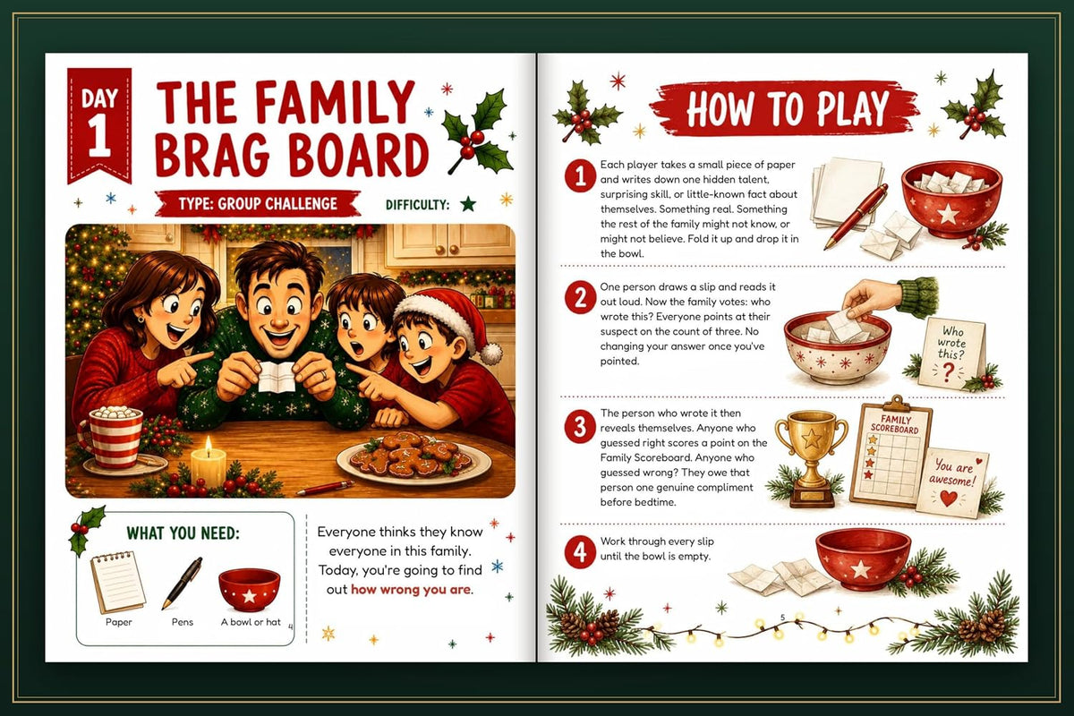 日英美直送 Family Games Competitions Book Advent Calendar 聖誕倒數日曆 大人款/兒童款 聖誕快樂特輯 不參與$900免運 滿$900可加$25免運到順豐站/智能櫃 Christmas Advent Calendars 2026