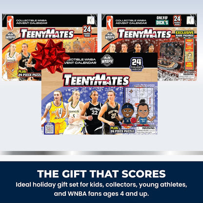 日英美直送 TeenyMates WNBA Basketball Advent Calendar 聖誕倒數日曆 大人款/兒童款 聖誕快樂特輯 不參與$900免運 滿$900可加$25免運到順豐站/智能櫃 Christmas Advent Calendars 2026