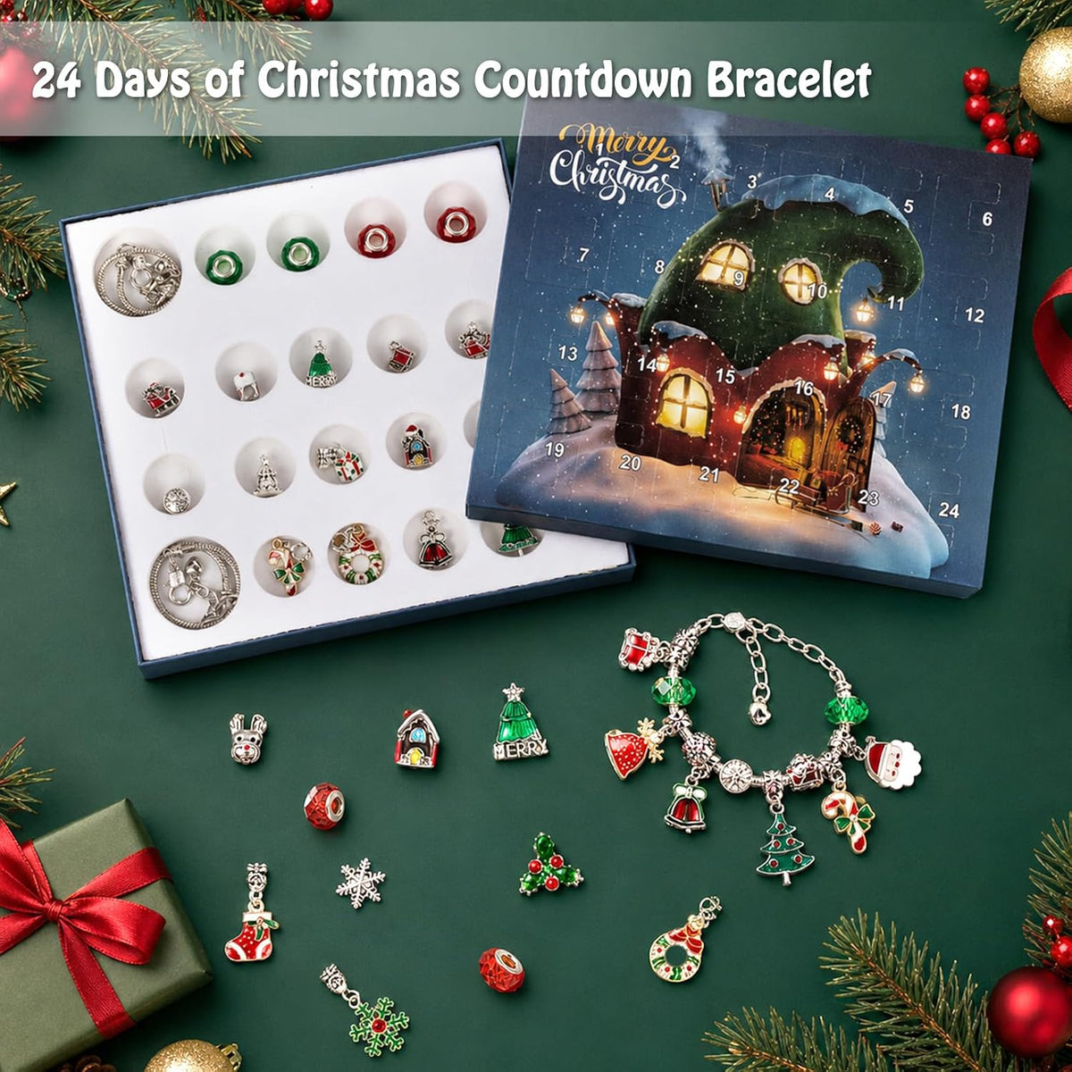 日英美直送 Bracelets DIY jewelry Advent Calendar 聖誕倒數日曆 兒童款 聖誕快樂特輯 不參與$900免運 滿$900可加$25免運到順豐站/智能櫃 Christmas Advent Calendars 2026