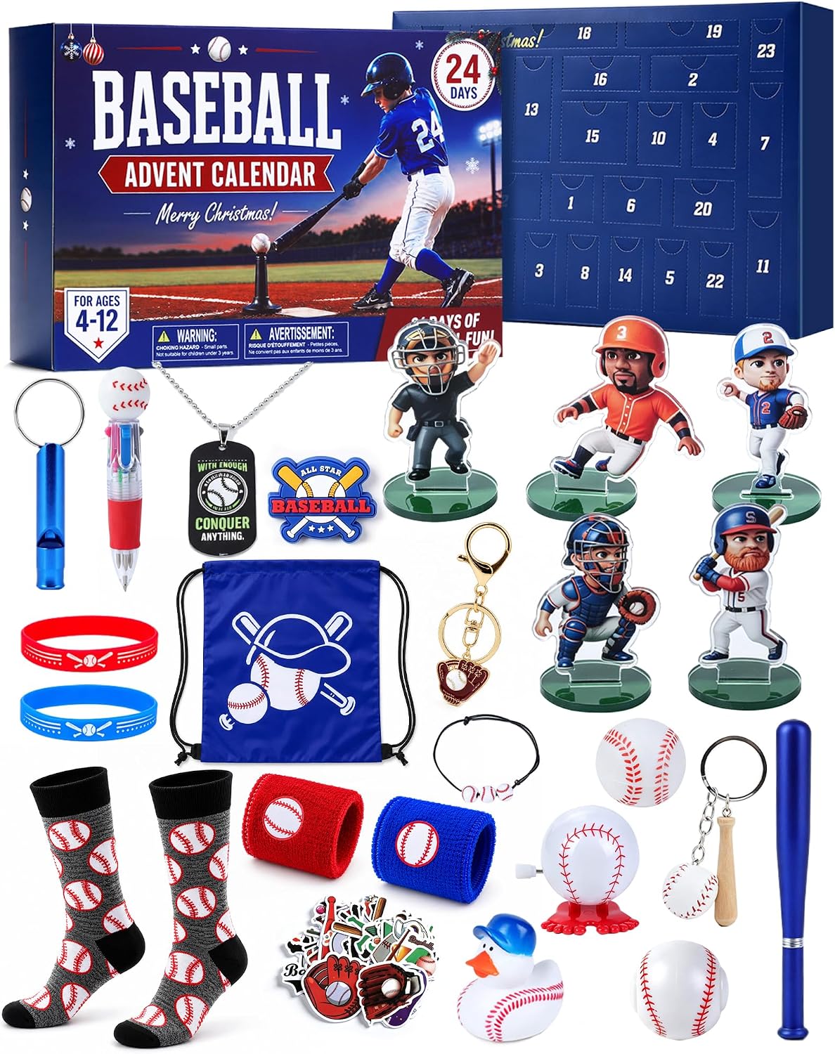 日英美直送 Baseball Advent Calendar 聖誕倒數日曆 大人款/兒童款 聖誕快樂特輯 不參與$900免運 滿$900可加$25免運到順豐站/智能櫃 Christmas Advent Calendars 2026